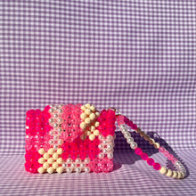 Load image into Gallery viewer, “Lychees ‘n cream” wristlet
